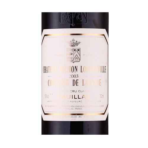 碧尚女爵酒庄干红葡萄酒2003