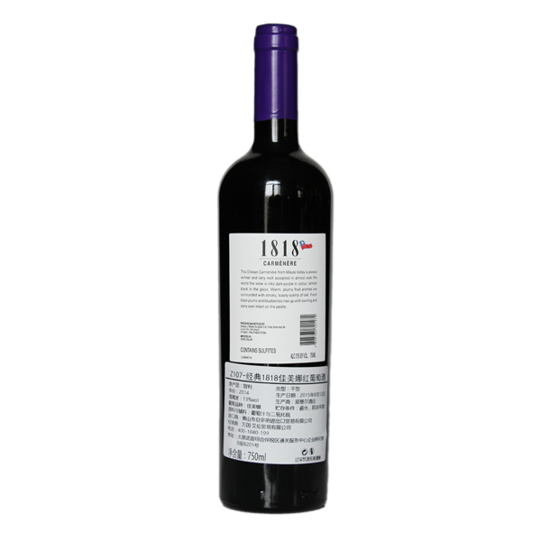 Z107-经典1818佳美娜干红葡萄酒
