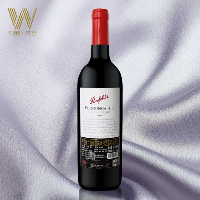 奔富寇兰山赤霞珠西拉混酿红葡萄酒