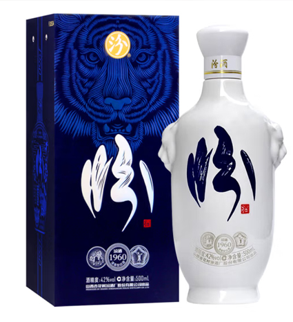 42度500ml汾酒虎头汾白瓷（2022版）