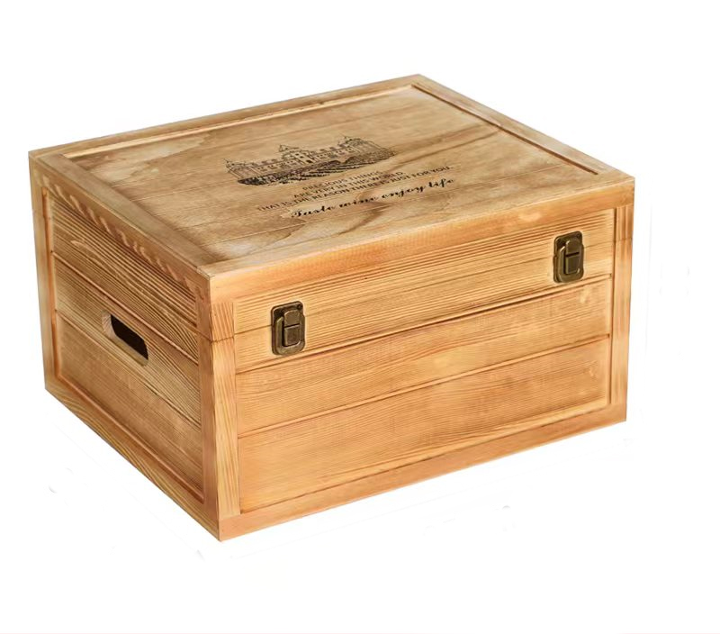 6支烧色大肚瓶木盒